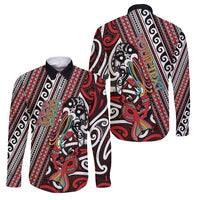 Personalised Maori Language Week Family Matching Mermaid Dress and Hawaiian Shirt Ake Ake Ake Tribal Patterns