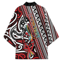 Personalised Maori Language Week Kimono Ake Ake Ake Tribal Patterns