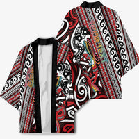 Personalised Maori Language Week Kimono Ake Ake Ake Tribal Patterns