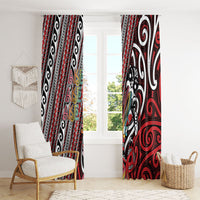 Maori Language Week Window Curtain Ake Ake Ake Tribal Patterns
