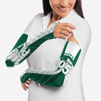 Custom Hawaii Volleyball Arm Sleeves Shaka Aloha Hand DT05 - Polynesian Pride