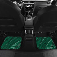 Custom Hawaii Volleyball Car Mats Shaka Aloha Hand DT05 Set 2pcs - Back Green - Polynesian Pride