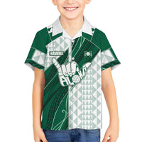 Custom Hawaii Volleyball Hawaiian Shirt Shaka Aloha Hand