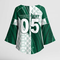 Custom Hawaii Volleyball Kimono Sleeve Blouse Shaka Aloha Hand DT05 - Polynesian Pride