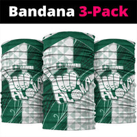 Hawaii Volleyball Neck Gaiter Shaka Aloha Hand DT05 package One Size: 25*50cm Green - Polynesian Pride