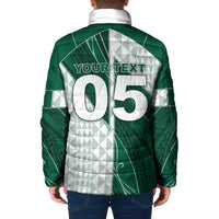 Custom Hawaii Volleyball Padded Jacket Shaka Aloha Hand DT05 - Polynesian Pride