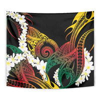 Piko Hawaiian Tapestry Gradient Spiral Plumeria Tribal Patterns DT05 - Polynesian Pride