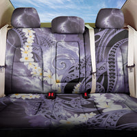 Piko Hawaiian Back Car Seat Cover Purple Galaxy Spiral Plumeria Tribal Patterns