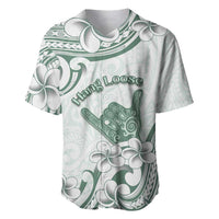 Aloha Hawaii Shaka Baseball Jersey Hang Loose Mint Version - Polynesian Pride