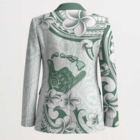 Aloha Hawaii Shaka Blazer Hang Loose Mint Version - Polynesian Pride