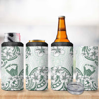 Aloha Hawaii Shaka 4 in 1 Can Cooler Tumbler Hang Loose Mint Version - Polynesian Pride