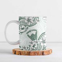 Aloha Hawaii Shaka Ceramic Mug Hang Loose Mint Version - Polynesian Pride