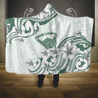 Aloha Hawaii Shaka Hooded Blanket Hang Loose Mint Version - Polynesian Pride