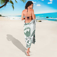 Aloha Hawaii Shaka Sarong Hang Loose Mint Version - Polynesian Pride