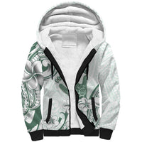 Aloha Hawaii Shaka Sherpa Hoodie Hang Loose Mint Version DT05 Unisex Mint - Polynesian Pride