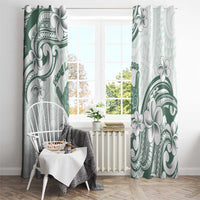 Aloha Hawaii Shaka Window Curtain Hang Loose Mint Version DT05 - Polynesian Pride