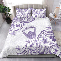 Aloha Hawaii Shaka Bedding Set Hang Loose Purple Version - Polynesian Pride