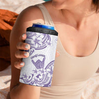 Aloha Hawaii Shaka 4 in 1 Can Cooler Tumbler Hang Loose Purple Version - Polynesian Pride