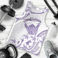 Aloha Hawaii Shaka Men Tank Top Hang Loose Purple Version DT05 - Polynesian Pride