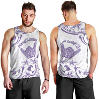 Aloha Hawaii Shaka Men Tank Top Hang Loose Purple Version DT05 - Polynesian Pride