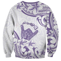 Aloha Hawaii Shaka Sweatshirt Hang Loose Purple Version - Polynesian Pride