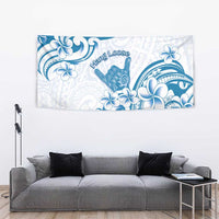 Aloha Hawaii Shaka Tapestry Hang Loose Blue Version - Polynesian Pride