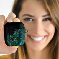 New Zealand Dart AirPods Case Maori Fern With Paua Shell DT05 - Polynesian Pride