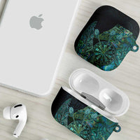 New Zealand Dart AirPods Case Maori Fern With Paua Shell DT05 - Polynesian Pride