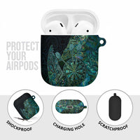 New Zealand Dart AirPods Case Maori Fern With Paua Shell - Polynesian Pride