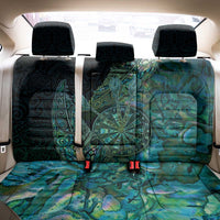 New Zealand Dart Back Car Seat Cover Maori Fern With Paua Shell - Polynesian Pride