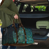 New Zealand Dart Travel Bag Maori Fern With Paua Shell - Polynesian Pride