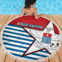 West Papua Morning Star Beach Blanket One People One Soul DT05 - Polynesian Pride