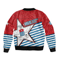 West Papua Morning Star Bomber Jacket One People One Soul - Polynesian Pride