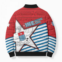 West Papua Morning Star Bomber Puffer Jacket One People One Soul DT05 - Polynesian Pride
