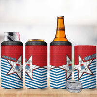 West Papua Morning Star 4 in 1 Can Cooler Tumbler One People One Soul DT05 - Polynesian Pride