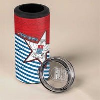 West Papua Morning Star 4 in 1 Can Cooler Tumbler One People One Soul DT05 - Polynesian Pride