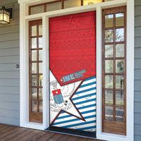 West Papua Morning Star Door Cover One People One Soul - Polynesian Pride