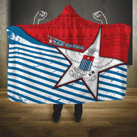 West Papua Morning Star Hooded Blanket One People One Soul - Polynesian Pride