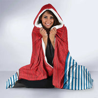 West Papua Morning Star Hooded Blanket One People One Soul - Polynesian Pride