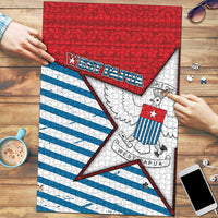 West Papua Morning Star Puzzle One People One Soul DT05 Red - Polynesian Pride