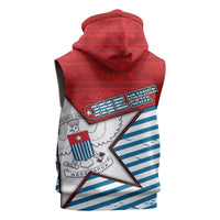 West Papua Morning Star Sleeveless Hoodie One People One Soul DT05 - Polynesian Pride