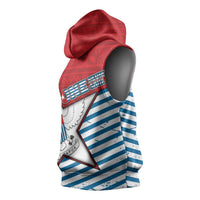 West Papua Morning Star Sleeveless Hoodie One People One Soul DT05 - Polynesian Pride