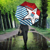 West Papua Morning Star Umbrella One People One Soul - Polynesian Pride