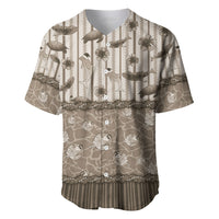 Hawaii Christmas In July Baseball Jersey Beige Mele Kalikimaka Sea Animals