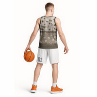 Hawaii Christmas In July Basketball Jersey Beige Mele Kalikimaka Sea Animals
