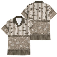 Hawaii Christmas In July Family Matching Long Sleeve Bodycon Dress and Hawaiian Shirt Beige Mele Kalikimaka Sea Animals DT05 Dad's Shirt - Short Sleeve Beige - Polynesian Pride