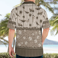 Hawaii Christmas In July Hawaiian Shirt Beige Mele Kalikimaka Sea Animals DT05 - Polynesian Pride