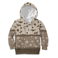 Hawaii Christmas In July Kid Hoodie Beige Mele Kalikimaka Sea Animals