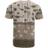 Hawaii Christmas In July T Shirt Beige Mele Kalikimaka Sea Animals DT05 - Polynesian Pride
