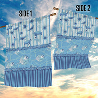 Hawaii Christmas In July Garden Flag Sky Blue Mele Kalikimaka Sea Animals DT05 - Polynesian Pride